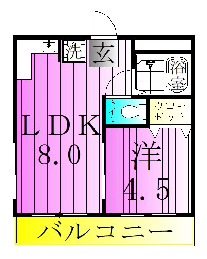 マルサヤコーポ 間取り図