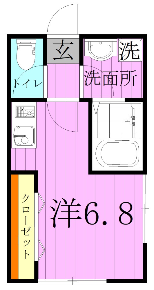 ヴェルメ江北 間取り図