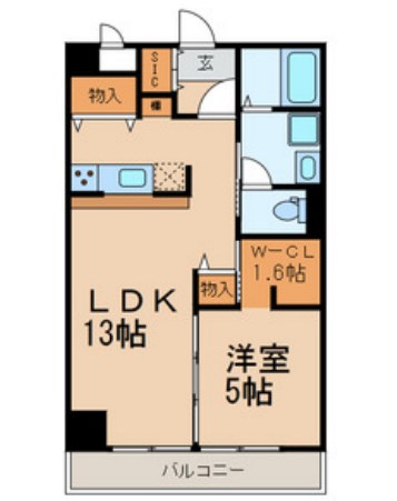 第一スカイハイツ足立 間取り図