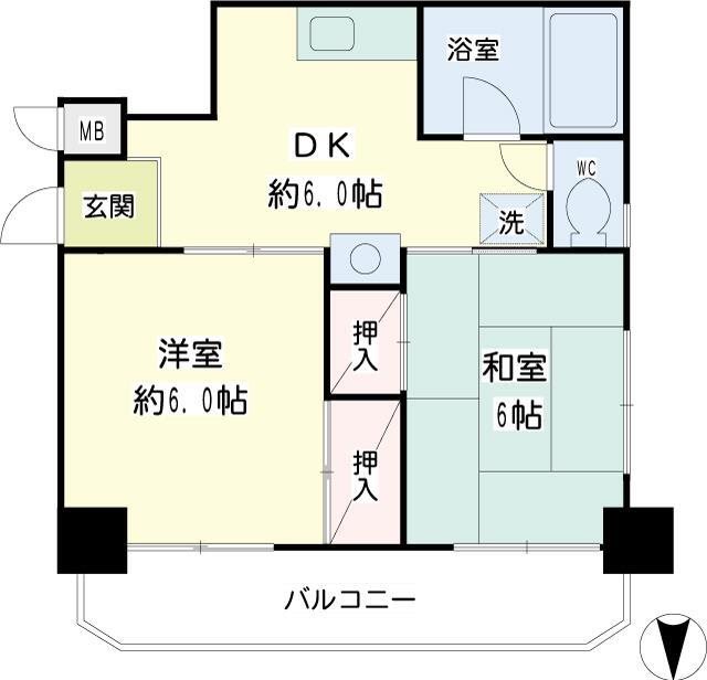 コートアオイ  間取り図