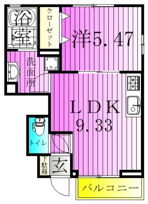 ウィスタリア７ 間取り図