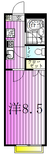 サンライズ皿沼 間取り図