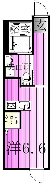 Ａｍｂｉｔｉｏｎ保木間 間取り図