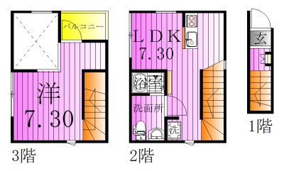 mao北千住 間取り図