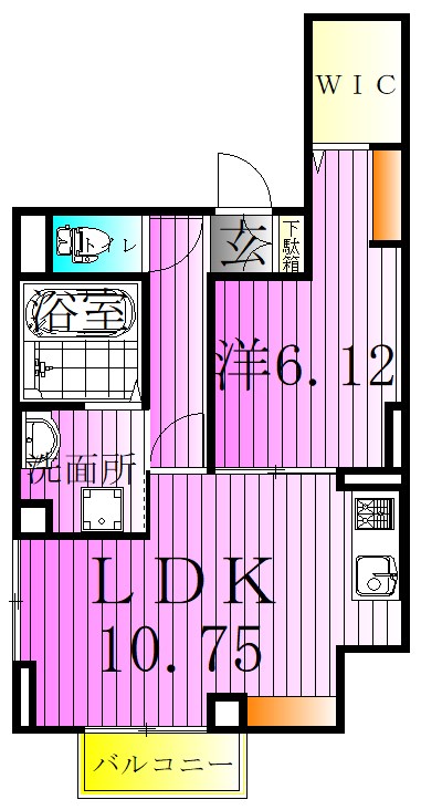 アヴァンス梅田 間取り図