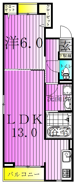 グレイス鹿浜 間取り図
