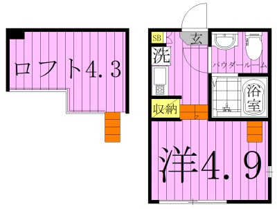 ハーモニーテラス綾瀬4  間取り図