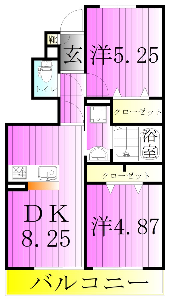 グローリーシャンテ 間取り図