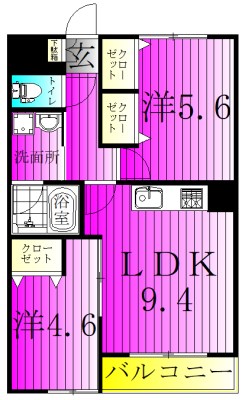 ベルプレーヌ  間取り図