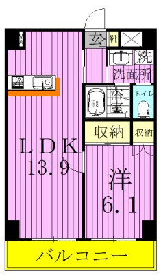 INSURANCE　BLDG.Ⅲ 307号室 間取り