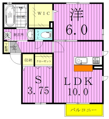 リバレインⅠ  間取り図