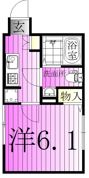 エクセラン綾瀬 間取り図