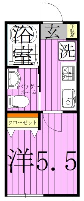 オリオン五反野 間取り図