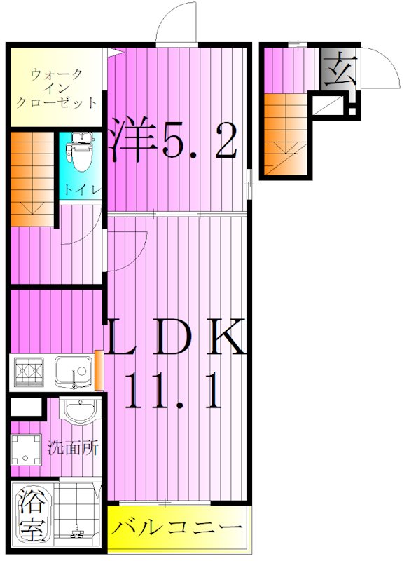 エトワールA 間取り図