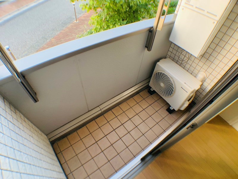 ラシーネ扇　サクラ ベランダ