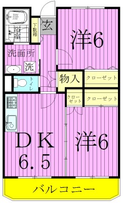 アクアコースト 間取り図