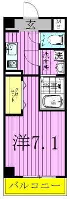 エスパシオＥ 間取り図
