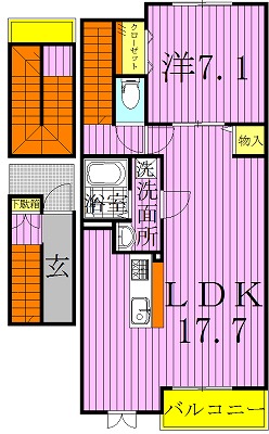 やまと.Ｍ 301号室 間取り