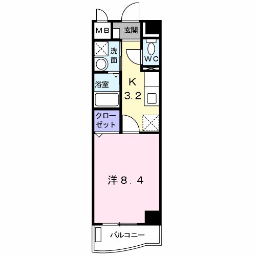 Ｋ・ブローテ・柏の葉Ｂ 303号室 間取り