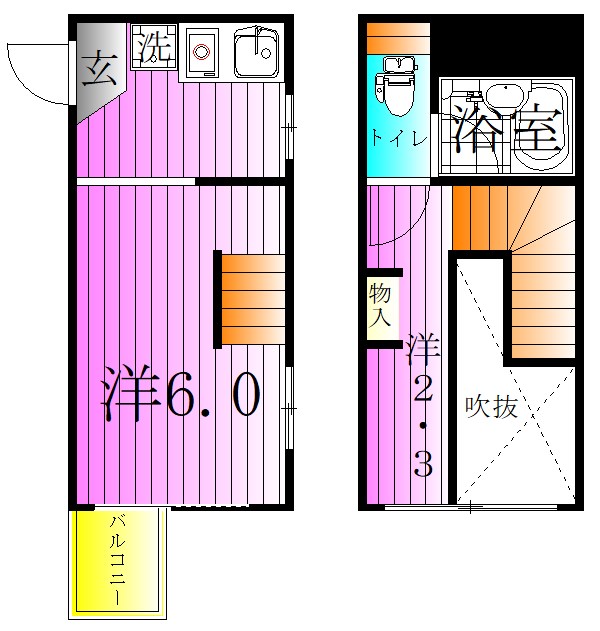 サンクレール 間取り図