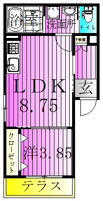 MDY八潮 間取り図