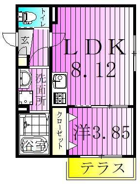 MDY八潮 間取り図