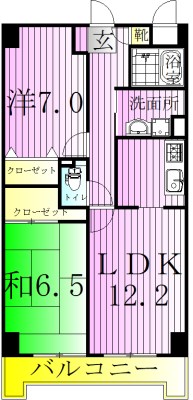 東・ウィル 間取り図