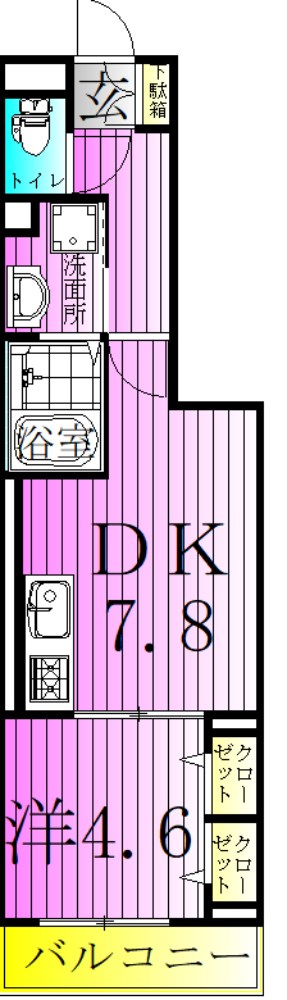 セレスティア大谷田 間取り図