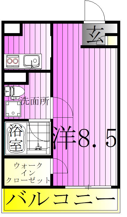 リブリ・金町 間取り図
