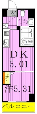 アーバハイツ六町1号館 間取り図