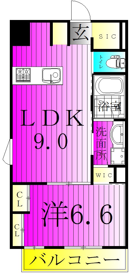 ART RESIDENCE IN OoTAKA-no-MORI 213号室 間取り