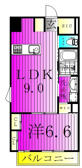 ART RESIDENCE IN OoTAKA-no-MORI 513号室 間取り
