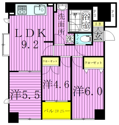 千住彩館  間取り図