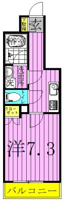 ＡＲＴＥＣＡＳＡ　Ａｌｉｖｉｅ綾瀬 間取り図