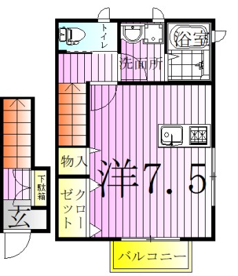 コモド本木 間取り図