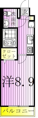 アルファコート北綾瀬2 間取り図