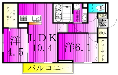 コンフォート松戸 間取り