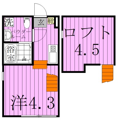 ハーモニーテラス西竹ノ塚 間取り図