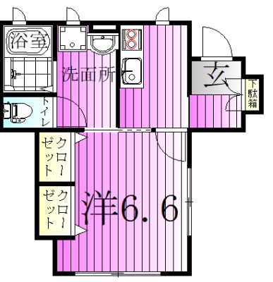 コモド本木 間取り図