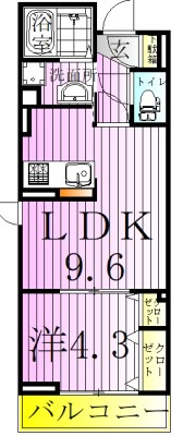 セレスティア谷在家 間取り図