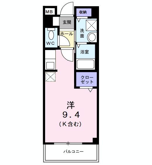 サニーメゾン１ 204号室 間取り