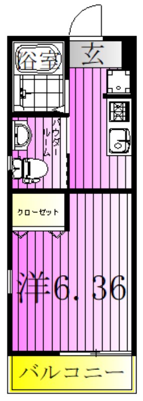 O2レジデンス竹ノ塚　A棟 間取り図