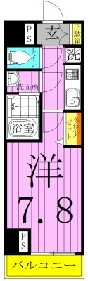 ラフィスタ大師前WEST 間取り図