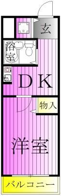 メインステージ五反野 間取り図
