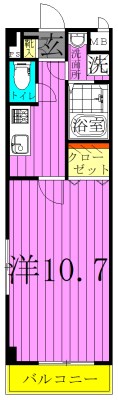 ビアーレＭ 間取り図