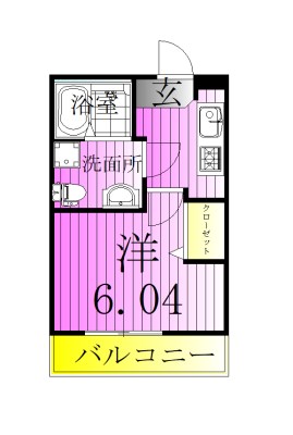 O2レジデンス竹ノ塚　B棟  間取り図