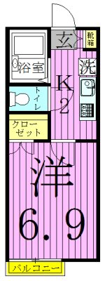 ソフィテル２ 間取り図