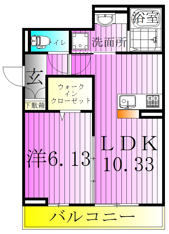 アヴァンス千住緑町 間取り