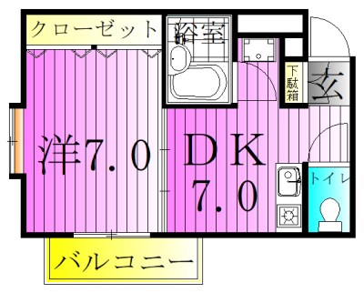 桜華杏 間取り図