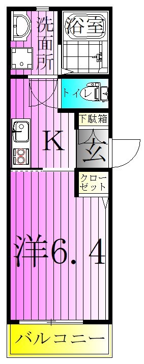 リーヴェルポート西新井フェリシア 間取り図